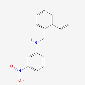 molecular formula C15H14N2O2 B14133002 3-Nitro-N-(2-vinylbenzyl)aniline 