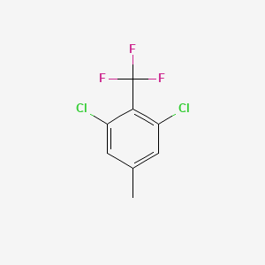molecular formula C8H5Cl2F3 B1413302 2,6-Dichloro-4-methylbenzotrifluoride CAS No. 1803779-15-8