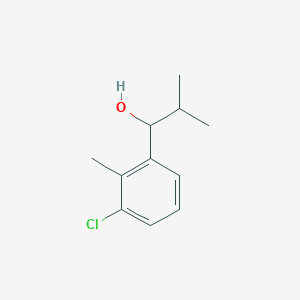 1-(3-Chloro-2-methylphenyl)-2-methylpropan-1-ol