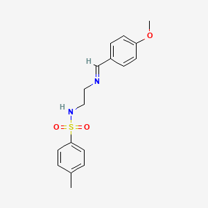 N-(2-{[(E)-(4-methoxyphenyl)methylidene]amino}ethyl)-4-methylbenzenesulfonamide