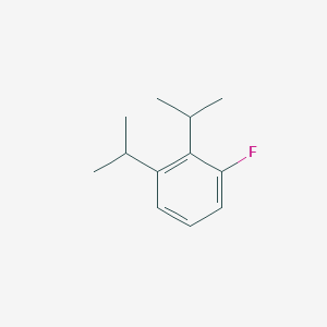 molecular formula C12H17F B14133048 1-Fluoro-2,3-diisopropylbenzene CAS No. 87591-02-4