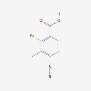 2-Bromo-4-cyano-3-methylbenzoic acid