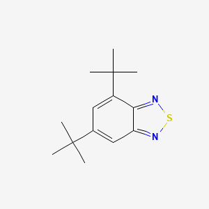 molecular formula C14H20N2S B14133063 4,6-Di-tert-butyl-2,1,3-benzothiadiazole CAS No. 89209-07-4