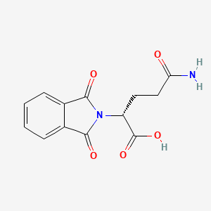 molecular formula C13H12N2O5 B14133091 N-Phthalyl-D-glutamine 