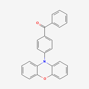 molecular formula C25H17NO2 B14133099 10-(4-benzoylphenyl)-10H-phenoxazine 