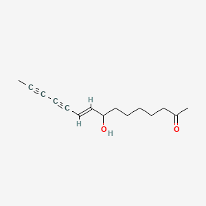 8-Hydroxy-9-pentadecene-11,13-diyn-2-one, (9E)-