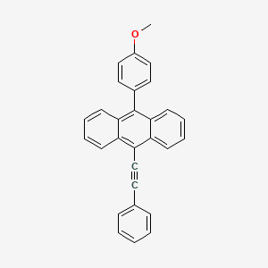 9-(4-Methoxyphenyl)-10-(phenylethynyl)anthracene