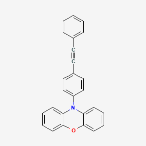 10-(4-(Phenylethynyl)phenyl)-10H-phenoxazine