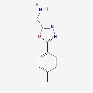 1-[5-(4-Methylphenyl)-1,3,4-oxadiazol-2-yl]methanamine