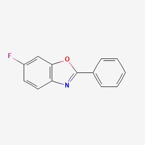 molecular formula C13H8FNO B14133148 6-Fluoro-2-phenyl-1,3-benzoxazole 