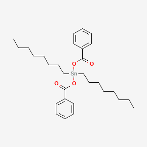 Bis(benzoyloxy)(dioctyl)stannane