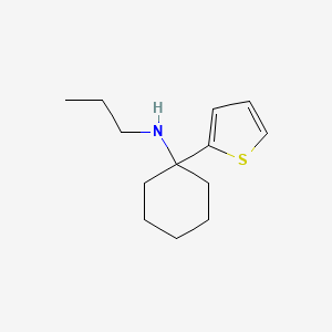 N-Propyl-1-(thiophen-2-yl)cyclohexan-1-amine