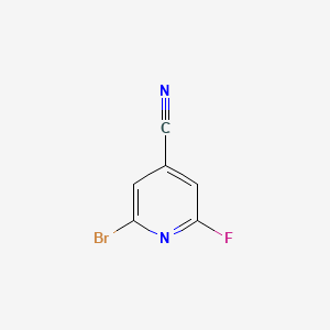 2-Bromo-6-fluoroisonicotinonitrile