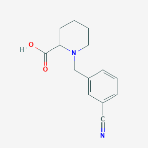 1-(3-Cyanobenzyl)piperidine-2-carboxylic acid