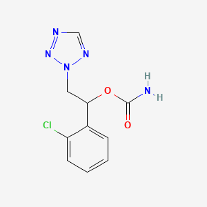 [1-(2-chlorophenyl)-2-(tetrazol-2-yl)ethyl] carbamate