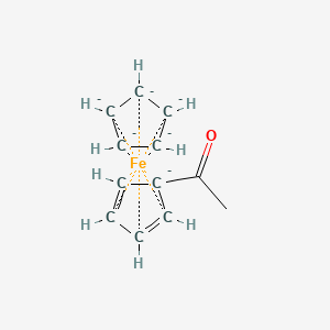 1-Cyclopenta-2,4-dien-1-ylethanone;cyclopentane;iron