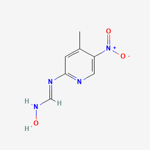 (E)-N-Hydroxy-N'-(4-methyl-5-nitropyridin-2-yl)formimidamide