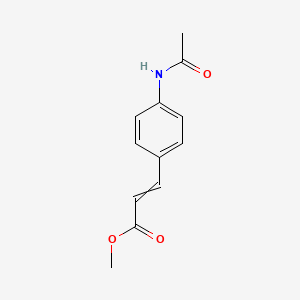 Methyl 3-(4-acetamidophenyl)prop-2-enoate