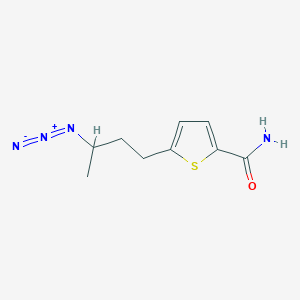 5-(3-Azidobutyl)thiophene-2-carboxamide