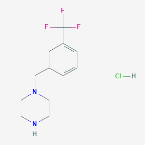 molecular formula C12H16ClF3N2 B1413347 1-(3-(Trifluoromethyl)benzyl)piperazine hydrochloride CAS No. 510725-35-6