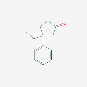 3-Ethyl-3-phenylcyclopentan-1-one