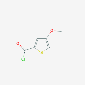 molecular formula C6H5ClO2S B141335 4-Methoxythiophene-2-carbonyl chloride CAS No. 128995-59-5