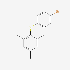 2-[(4-Bromophenyl)sulfanyl]-1,3,5-trimethylbenzene