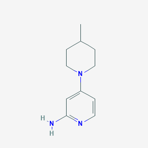 4-(4-Methylpiperidin-1-yl)pyridin-2-amine