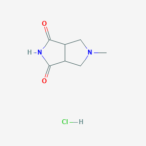 5-methyltetrahydropyrrolo[3,4-c]pyrrole-1,3(2H,3aH)-dione hydrochloride