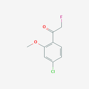 4-Chloro-2-fluoro-6-methoxyacetophenone