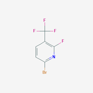 molecular formula C6H2BrF4N B1413360 6-Bromo-2-fluoro-3-(trifluoromethyl)pyridine CAS No. 1427701-11-8