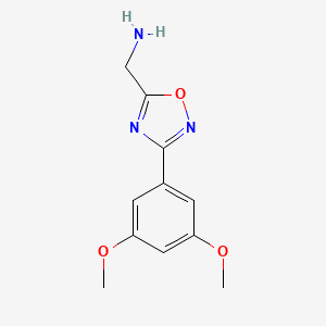 3-(3,5-Dimethoxyphenyl)-1,2,4-oxadiazole-5-methanamine