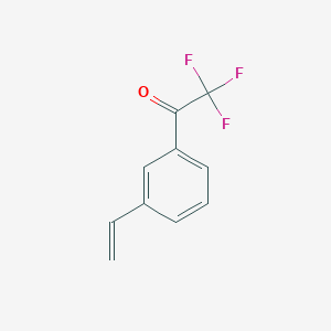 molecular formula C10H7F3O B14133639 2,2,2-Trifluoro-1-(3-vinylphenyl)ethanone CAS No. 1256467-22-7