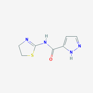 N-(4,5-Dihydro-2-thiazolyl)-1H-pyrazole-3-carboxamide