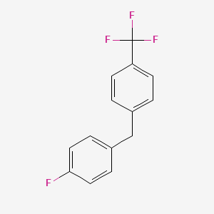 1-Fluoro-4-(4-(trifluoromethyl)benzyl)benzene