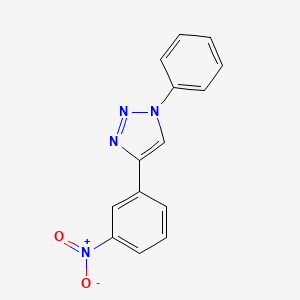 4-(3-Nitrophenyl)-1-phenyl-1H-1,2,3-triazole