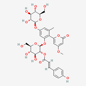 molecular formula C34H38O17 B14133693 Aloenin B CAS No. 106533-41-9