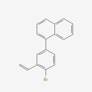 1-(4-Bromo-3-ethenylphenyl)naphthalene