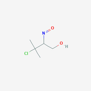 3-Chloro-3-methyl-2-nitroso-1-butanol