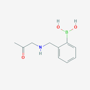 (2-(((2-Oxopropyl)amino)methyl)phenyl)boronic acid