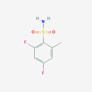 molecular formula C7H7F2NO2S B1413376 2,4-Difluoro-6-methylbenzenesulfonamide CAS No. 1803851-53-7