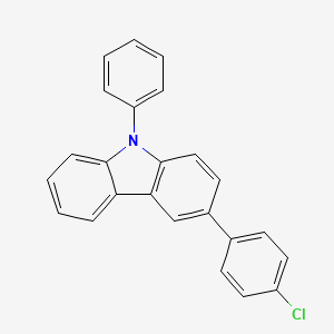 3-(4-Chlorophenyl)-9-phenyl-9H-carbazole