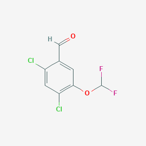 2,4-Dichloro-5-(difluoromethoxy)benzaldehyde