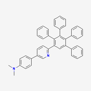 N,N-dimethyl-4-[6-(2,3,4,5-tetraphenylphenyl)pyridin-3-yl]aniline