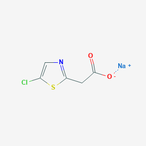 Sodium 2-(5-chloro-1,3-thiazol-2-yl)acetate