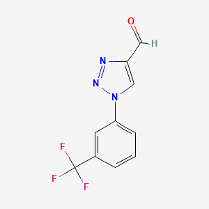 1-[3-(Trifluoromethyl)phenyl]-1H-1,2,3-triazole-4-carbaldehyde