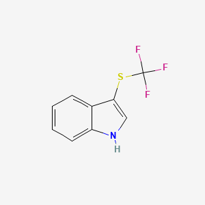 1H-Indole, 3-[(trifluoromethyl)thio]-