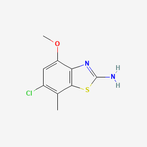 6-Chloro-4-methoxy-7-methyl-2-benzothiazolamine