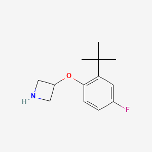 3-(2-Tert-butyl-4-fluorophenoxy)azetidine