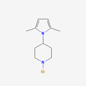 1-Bromo-4-(2,5-dimethylpyrrol-1-yl)piperidine